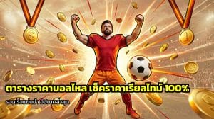 ตารางราคาบอลไหล